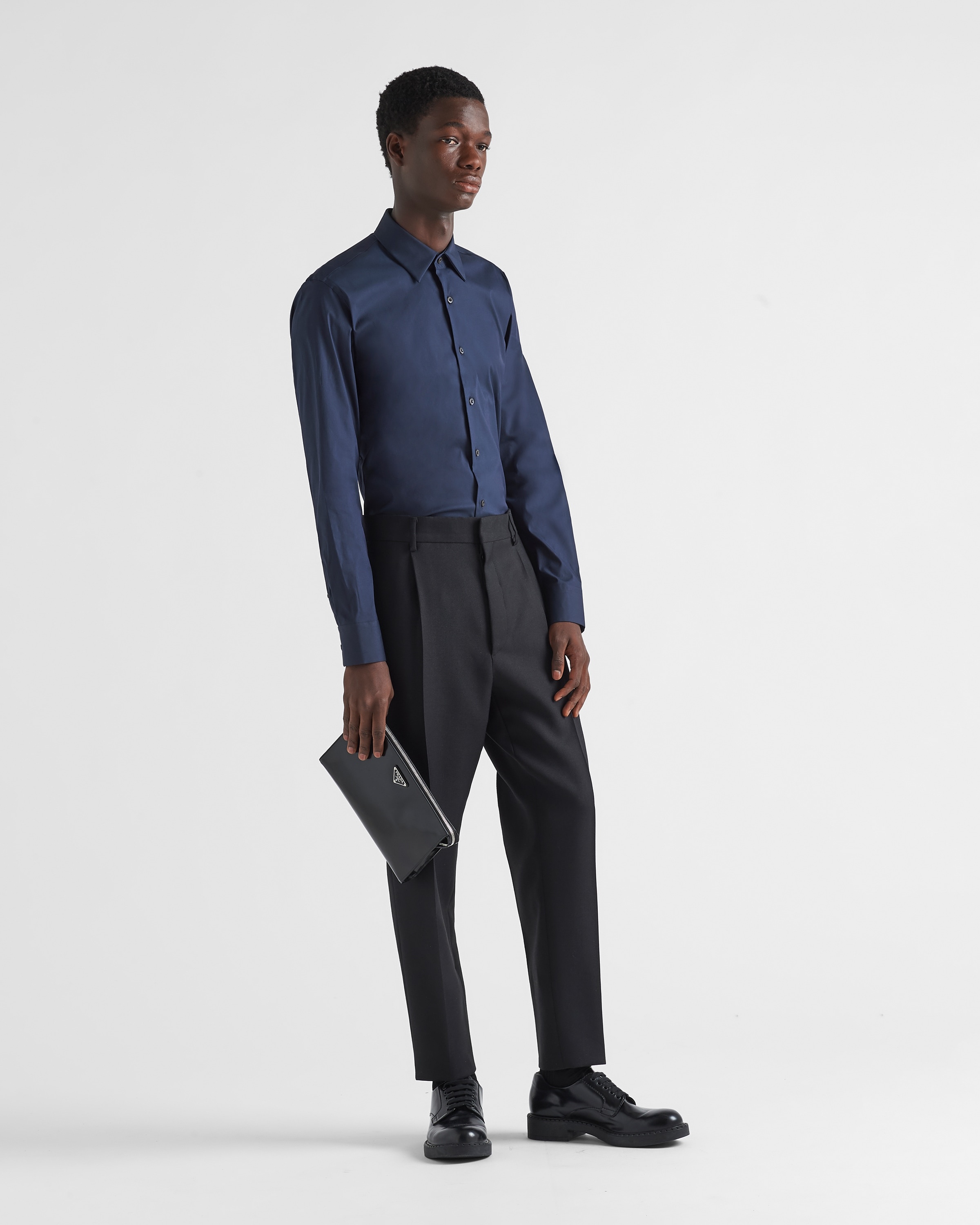 Stretch cotton shirt - 2