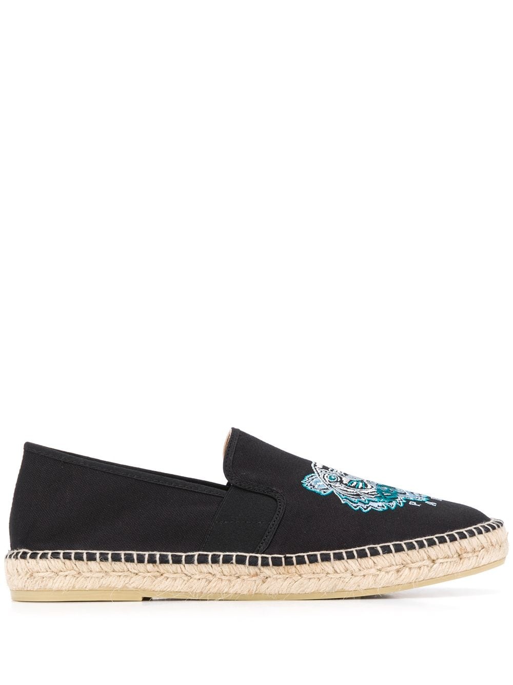 Tiger embroidered espadrilles - 1