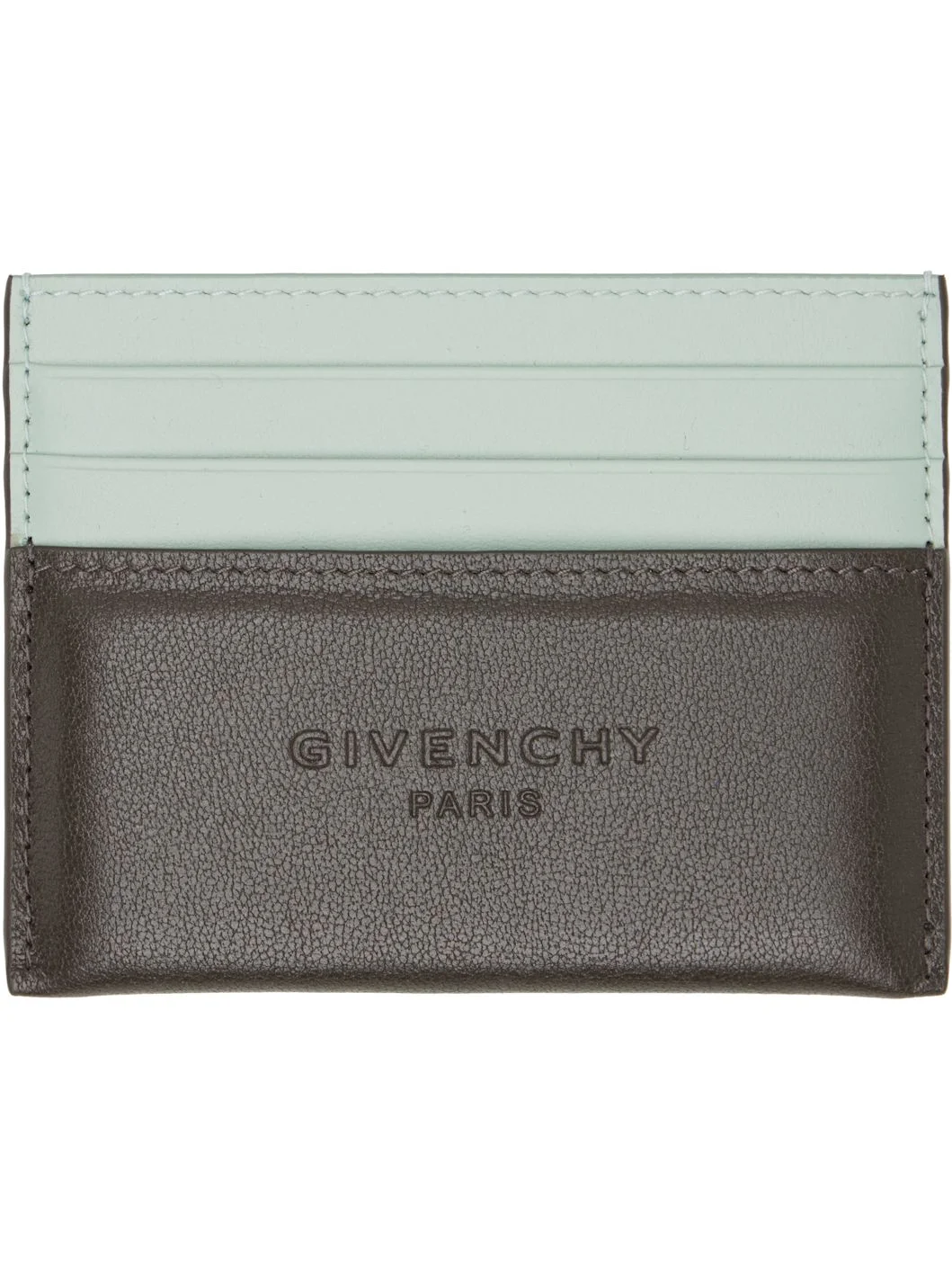 Green & Brown Padded Cardholder - 1