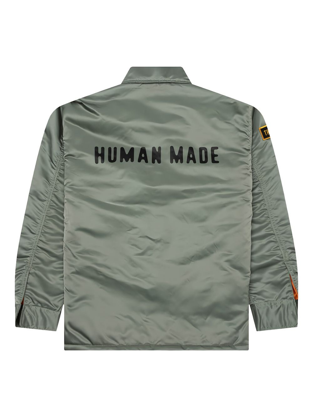 padded heart-button shirt jacket - 2