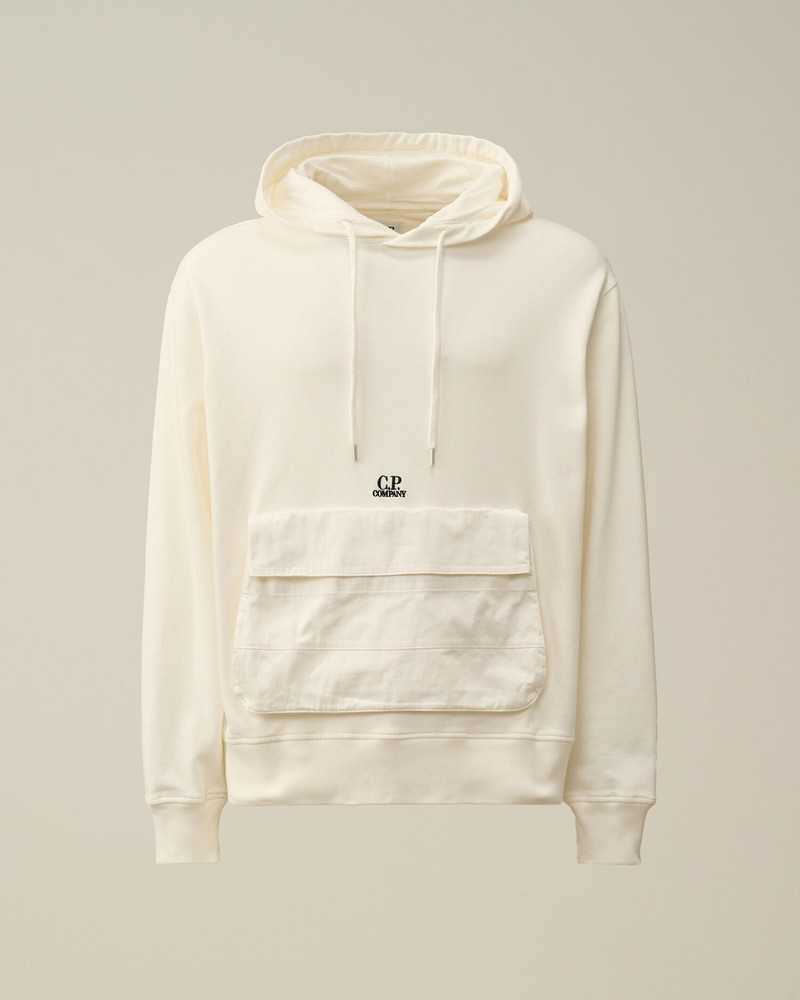 Cotton Fleece Mixed Hoodie 1