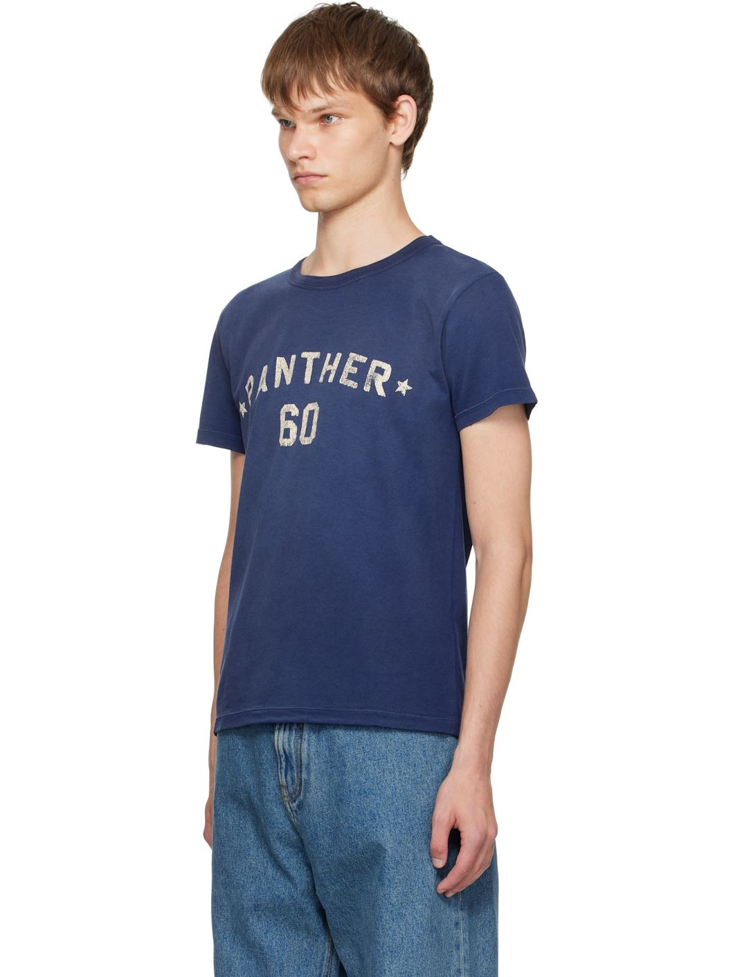 Navy 'Chez Valentino' T-shirt - 4