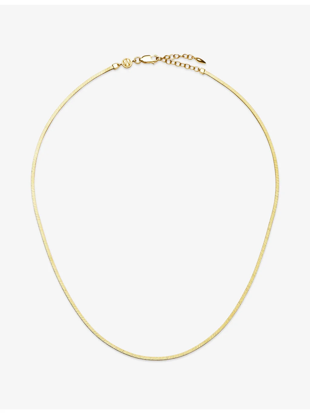 Lucy Williams X Missoma Short Square 18ct Yellow Gold Vermeil Chain Necklace - 1