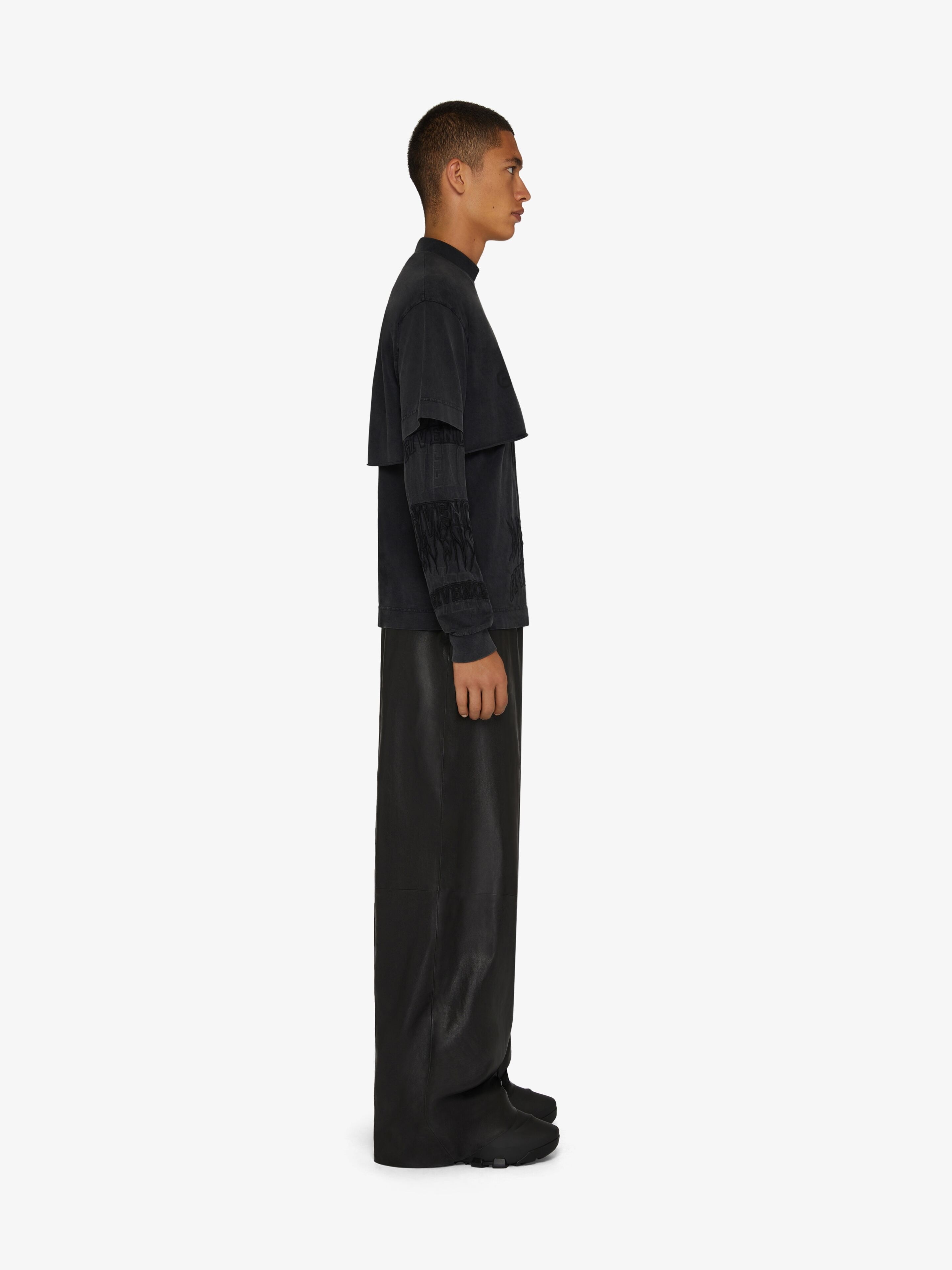 OVERSIZED PANTS IN LEATHER - 3