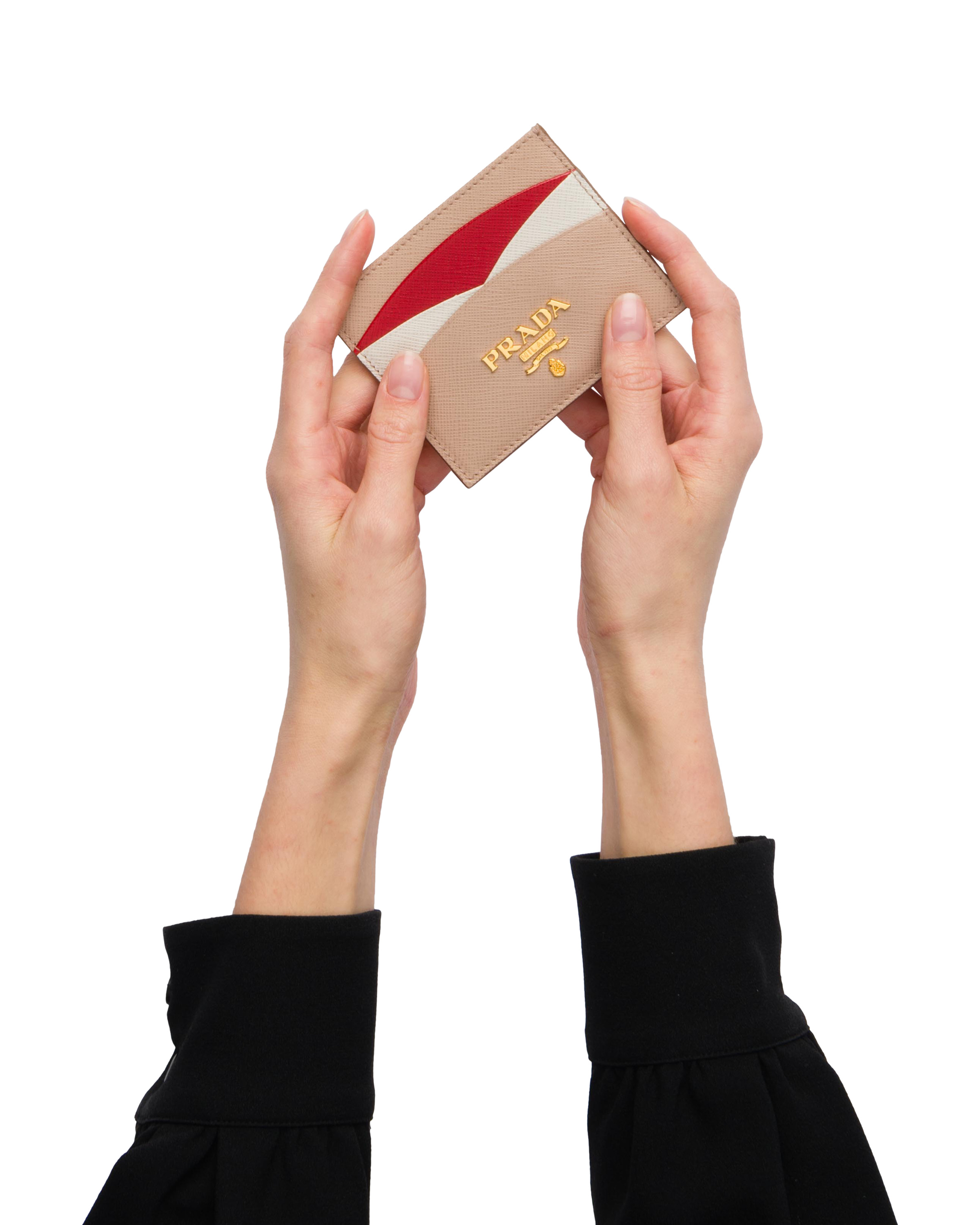 Saffiano Leather Card Holder - 3