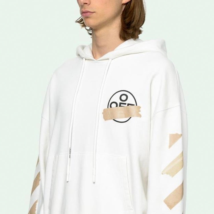 Off-White Arrows Sketch Mens Logo Loose Sweater Tape OMBB037R20E300020148 - 3