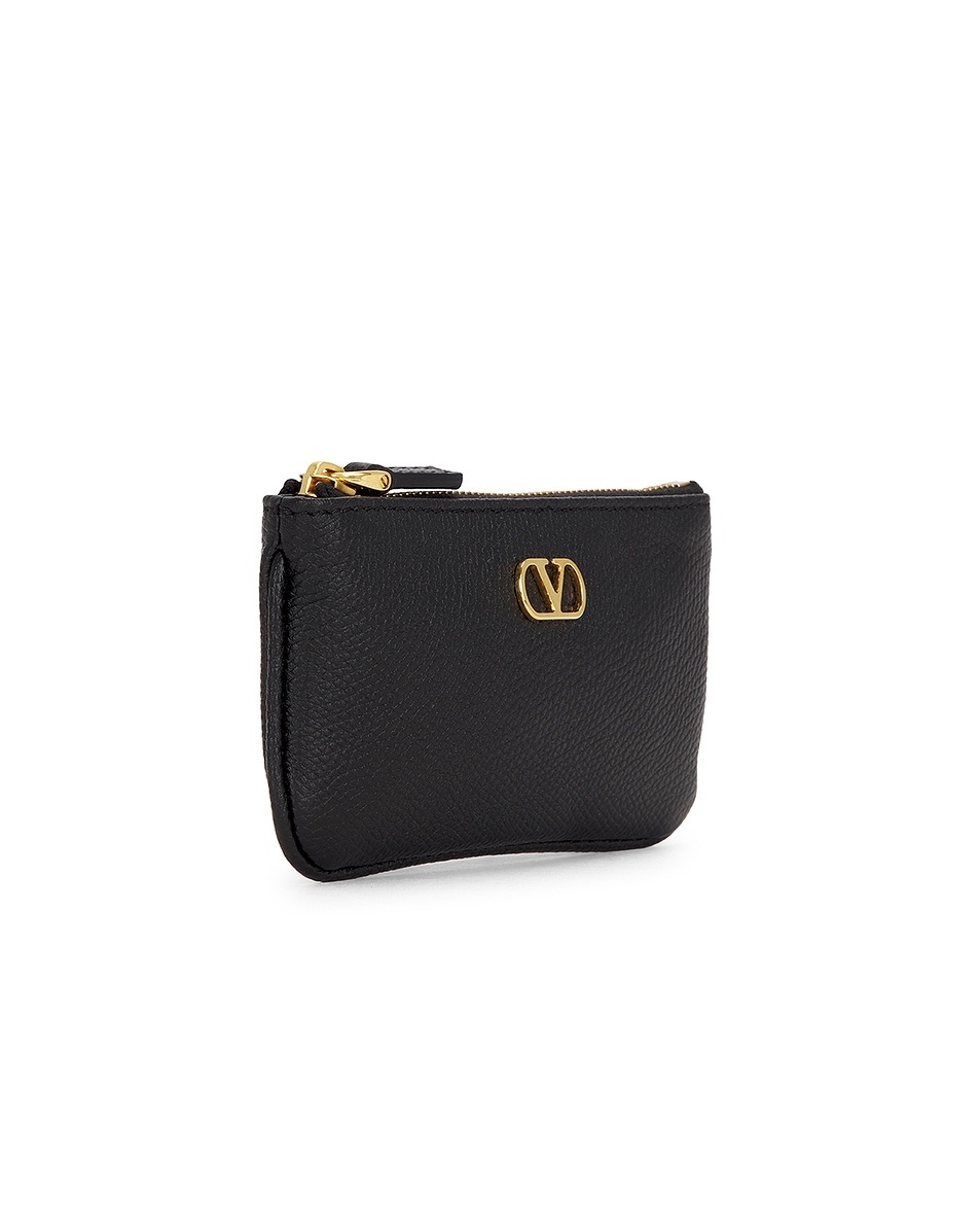 V Logo Signature Coin Purse - 3