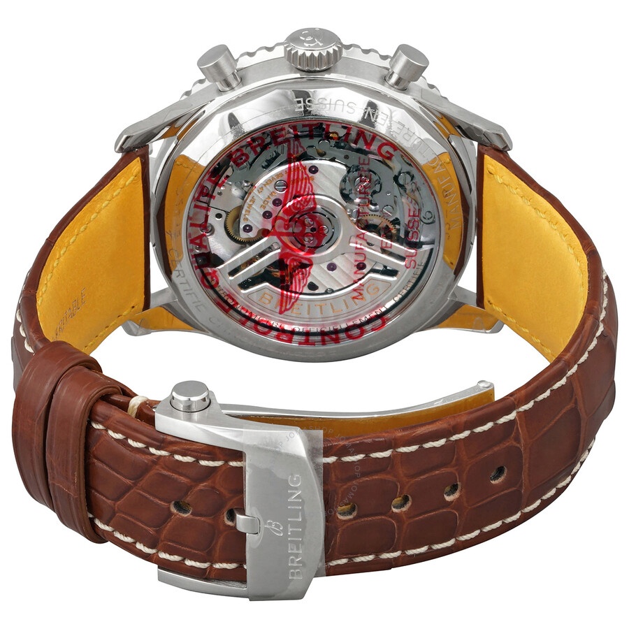 Breitling Navitimer Chronograph Automatic Chronometer Green Dial Men's Watch AB0139211L1P1 - 3
