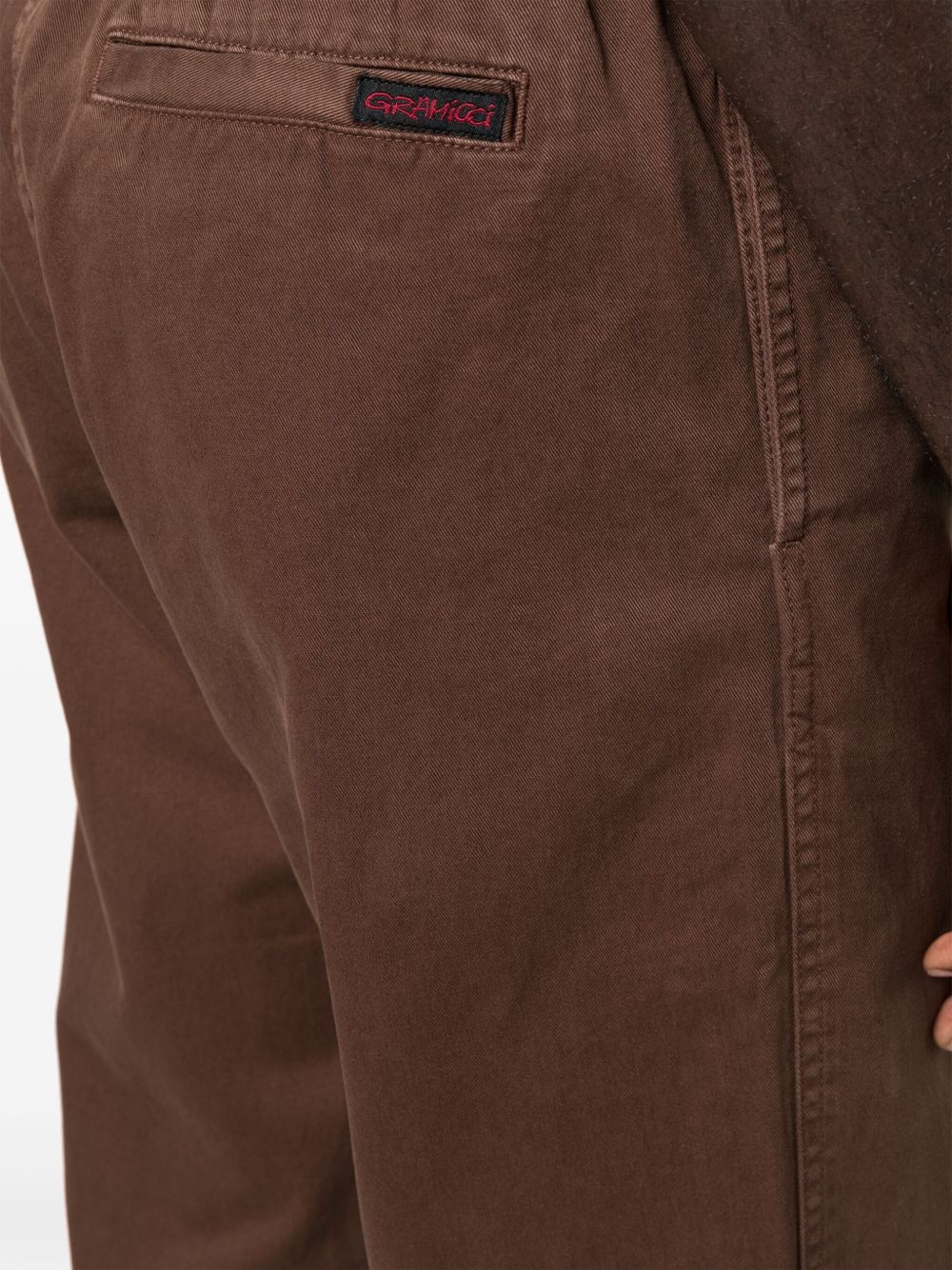 belted-waist straight-leg trousers - 5