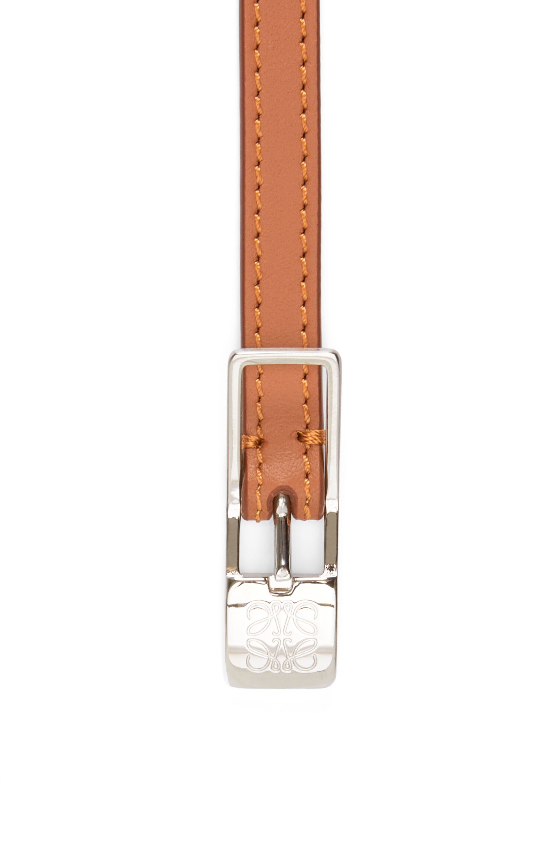 Amazona padlock belt in smooth calfskin - 2