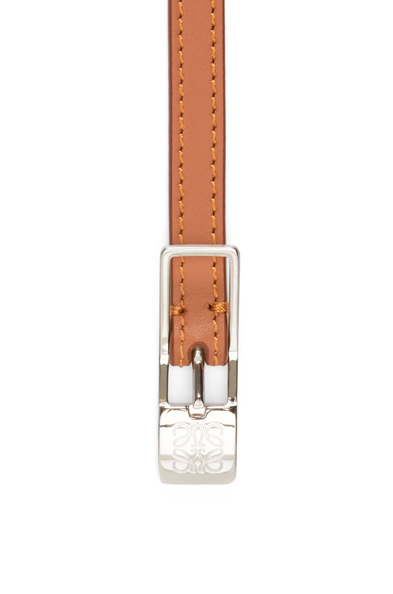 Loewe Amazona padlock belt in smooth calfskin outlook