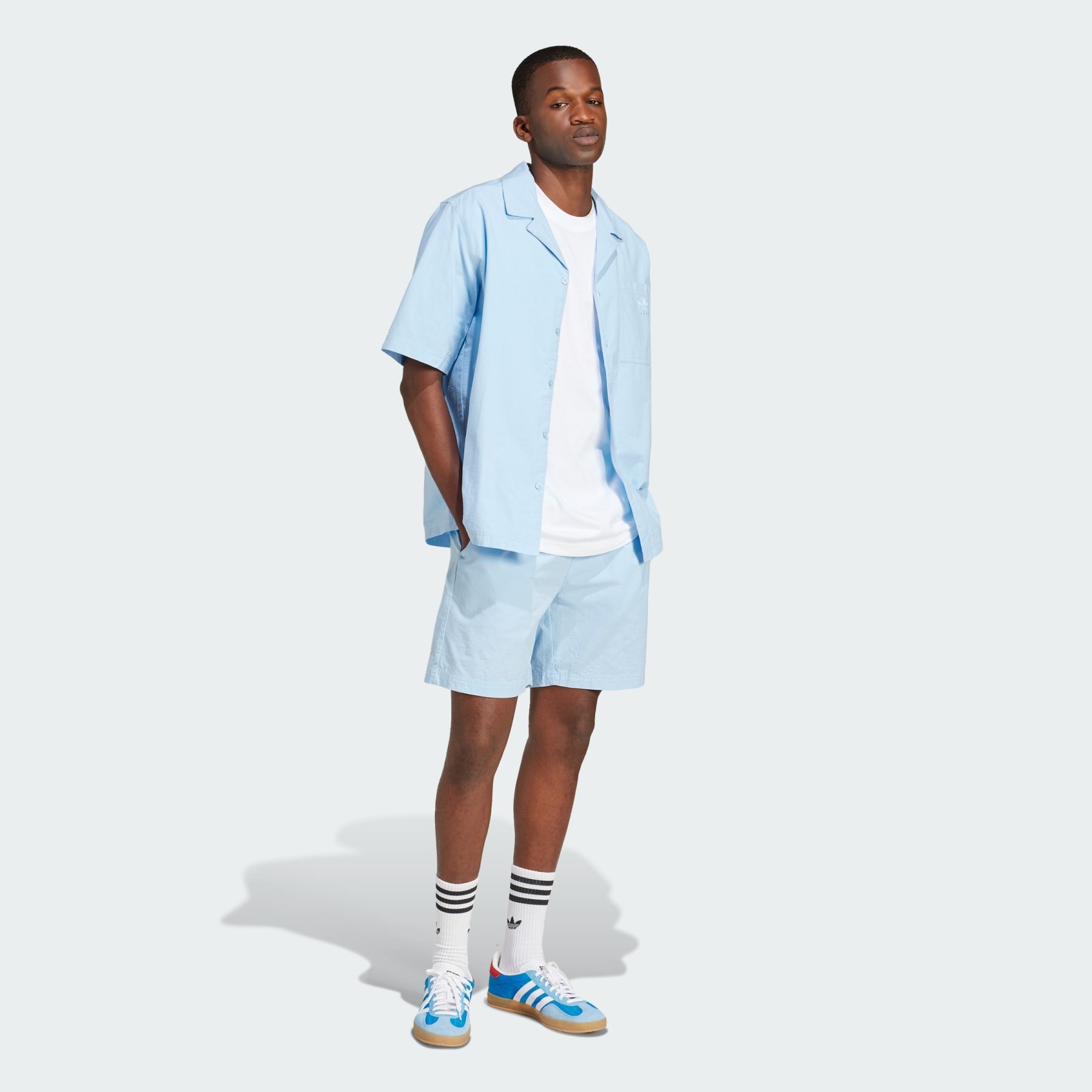Essentials Seersucker Short Sleeve Shirt - 4