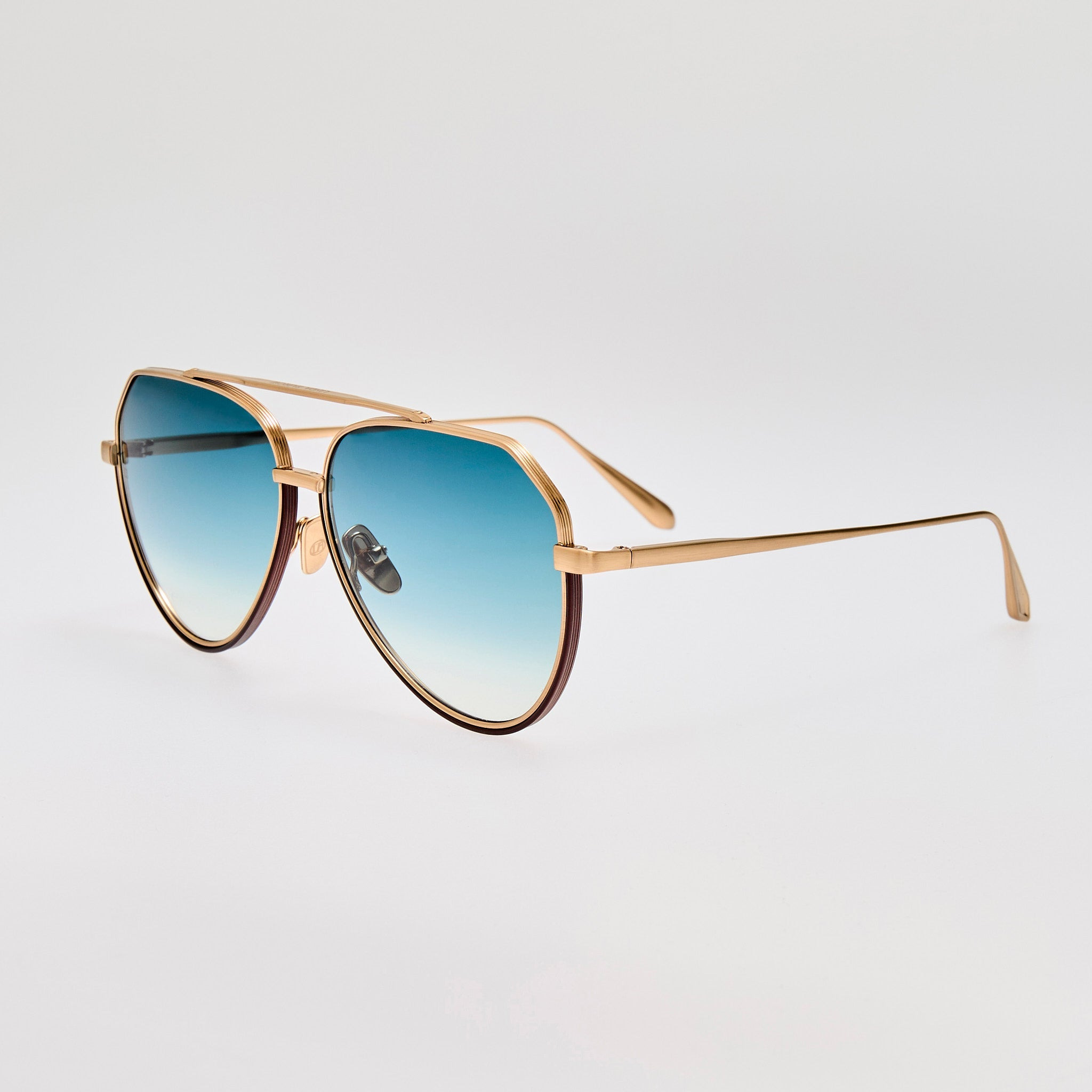 Bayer Sunglasses in Aqua and Gold - 2