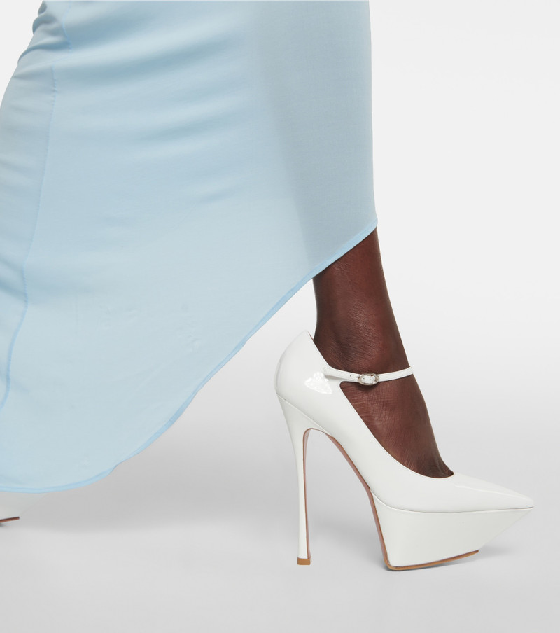 Yigit patent leather platform pumps 4