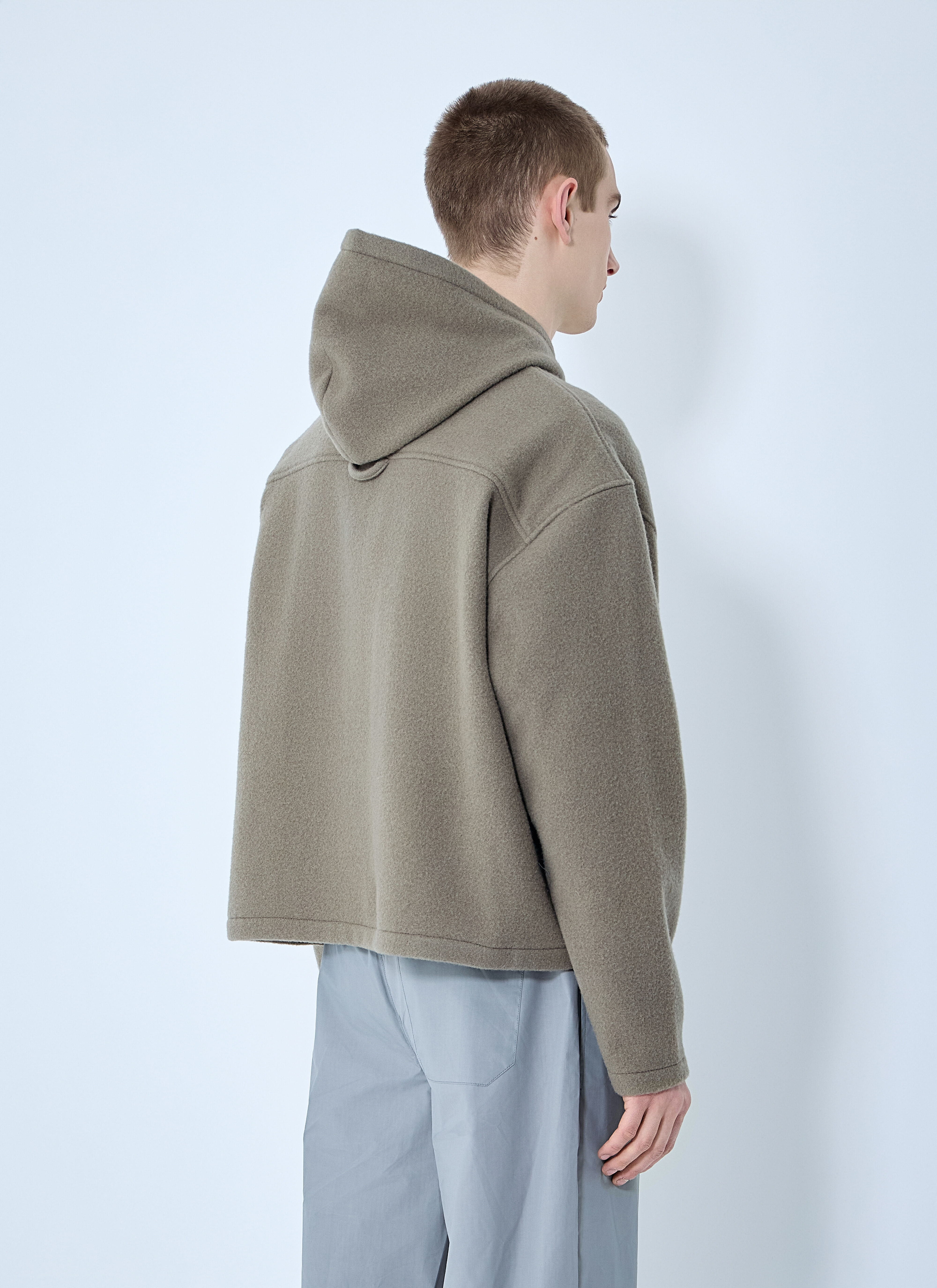 Fleece Hooded Sweatshirt - 4