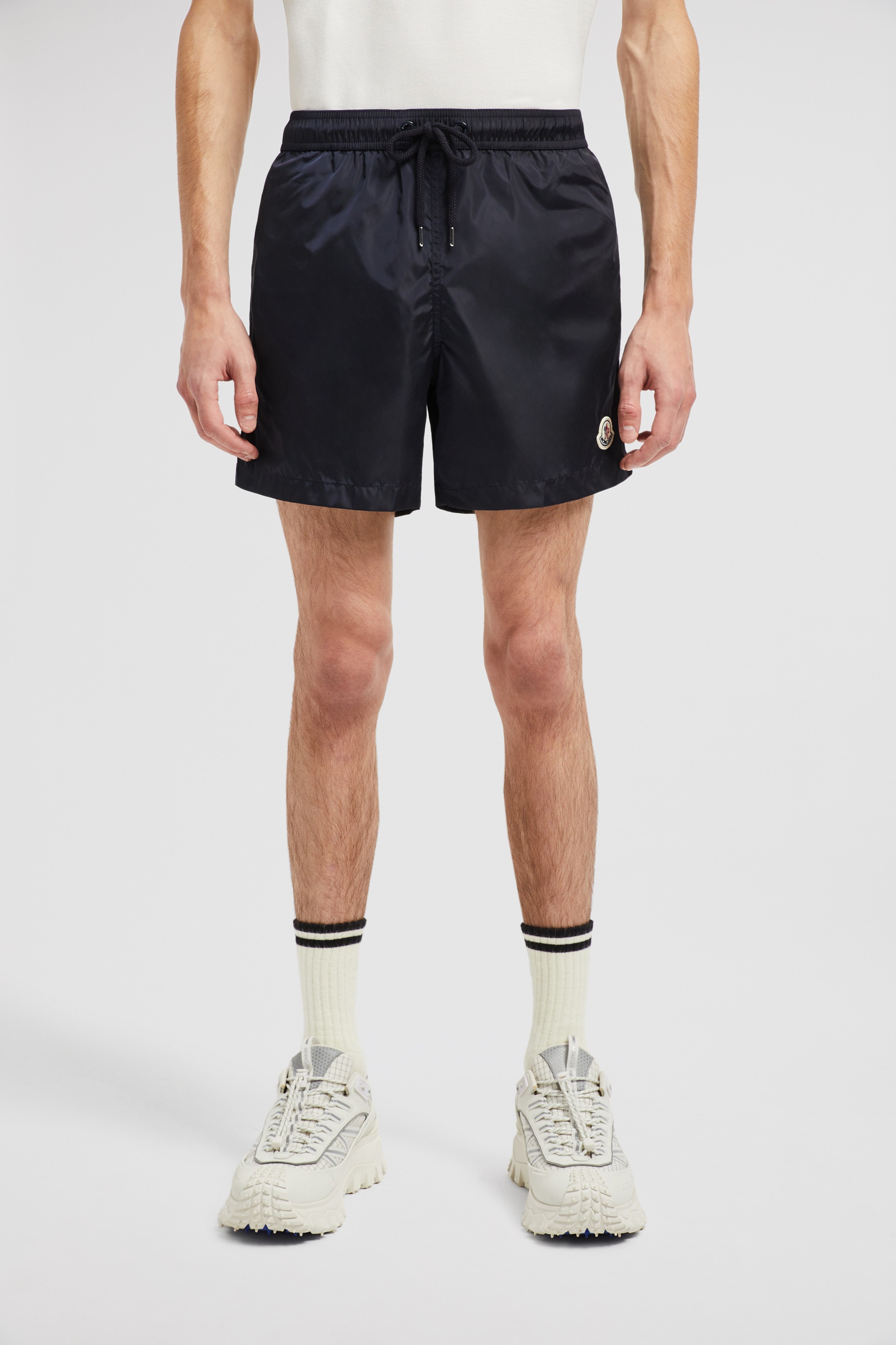 Logo Patch Swim Shorts - 3