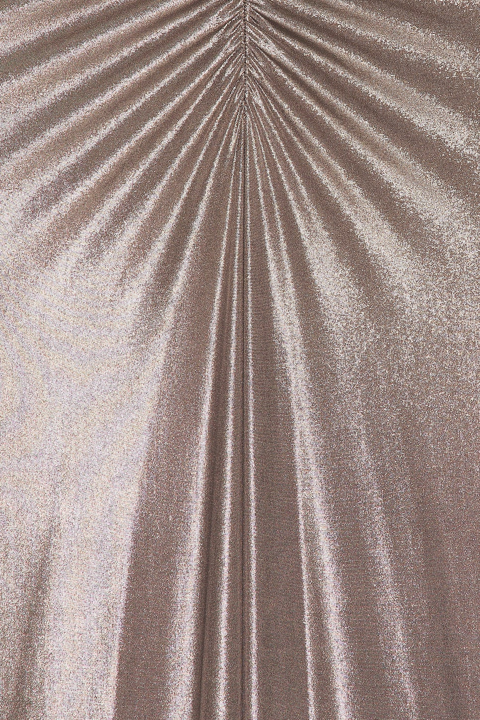 Coated Jersey Ruched Maxi Skirt - 6