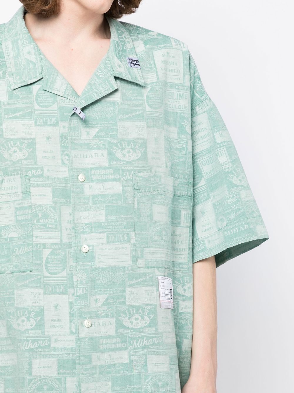 graphic-print short-sleeved shirt - 5