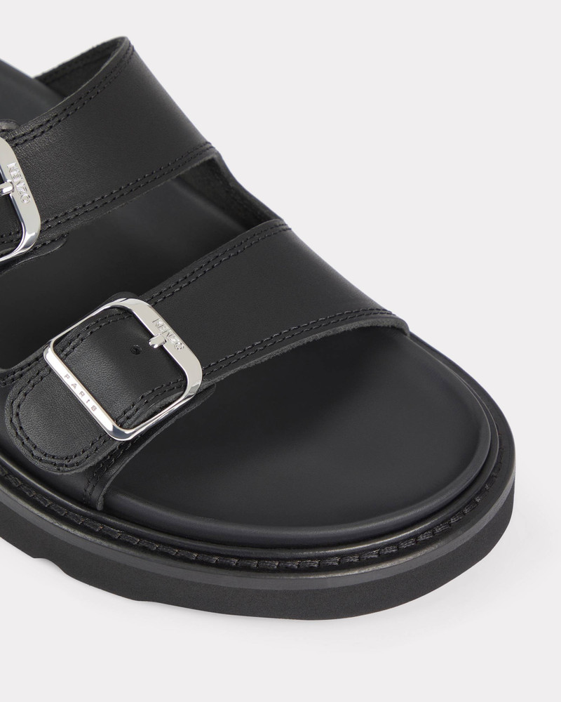 'KENZO Matto' leather slip-ons 4