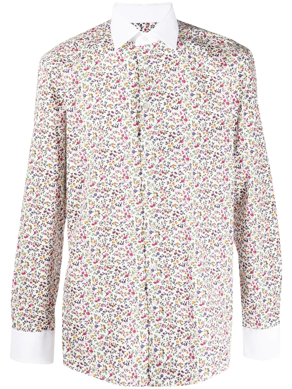 floral print shirt - 1