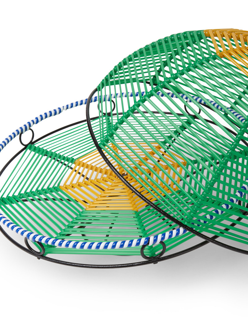 MARNI MARKET GREEN AND YELLOW CAKE STAND 3