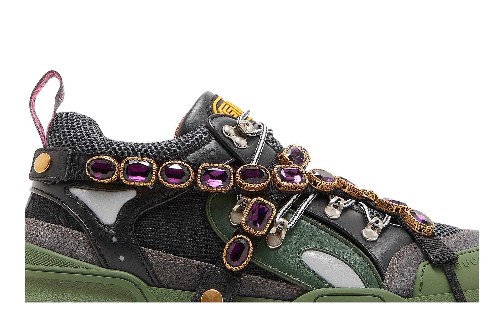 Gucci Flashtrek 'Green Crystals' - 2