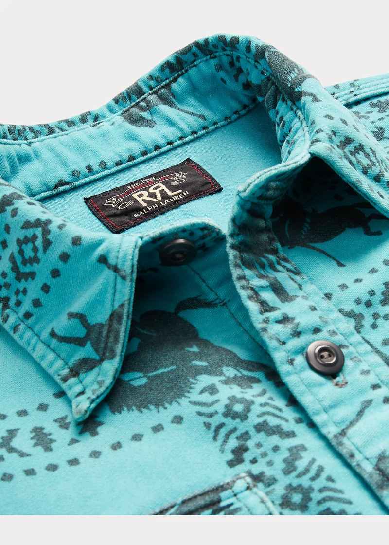 Western-Print Moleskin Workshirt 3