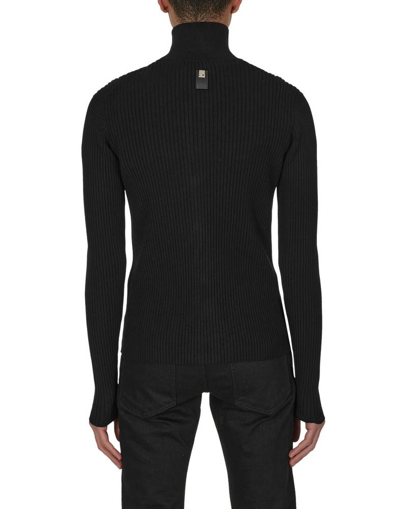 SMALL RIB ZIP UP SWEATER 5