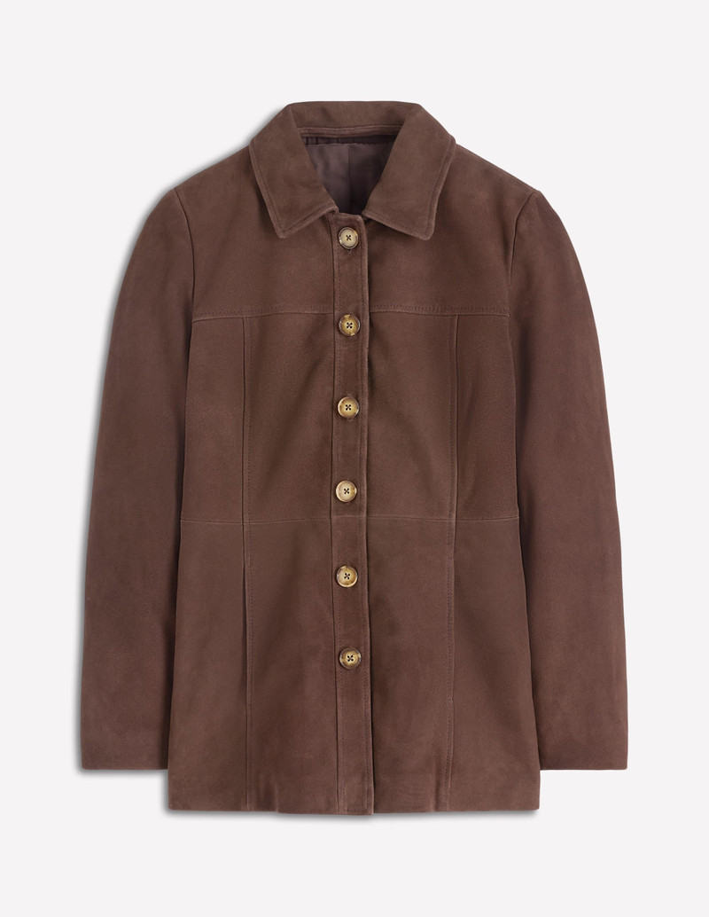 Suede Jacket-Dark Chocolate 1