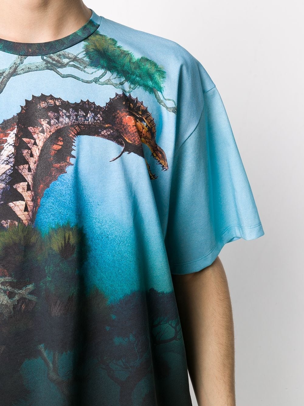 All-Over Dragons Print T-shirt - 5