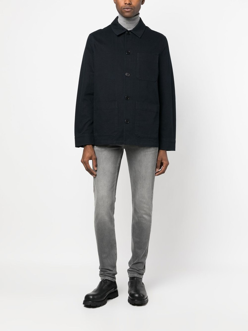 slogan-print shirt jacket 3