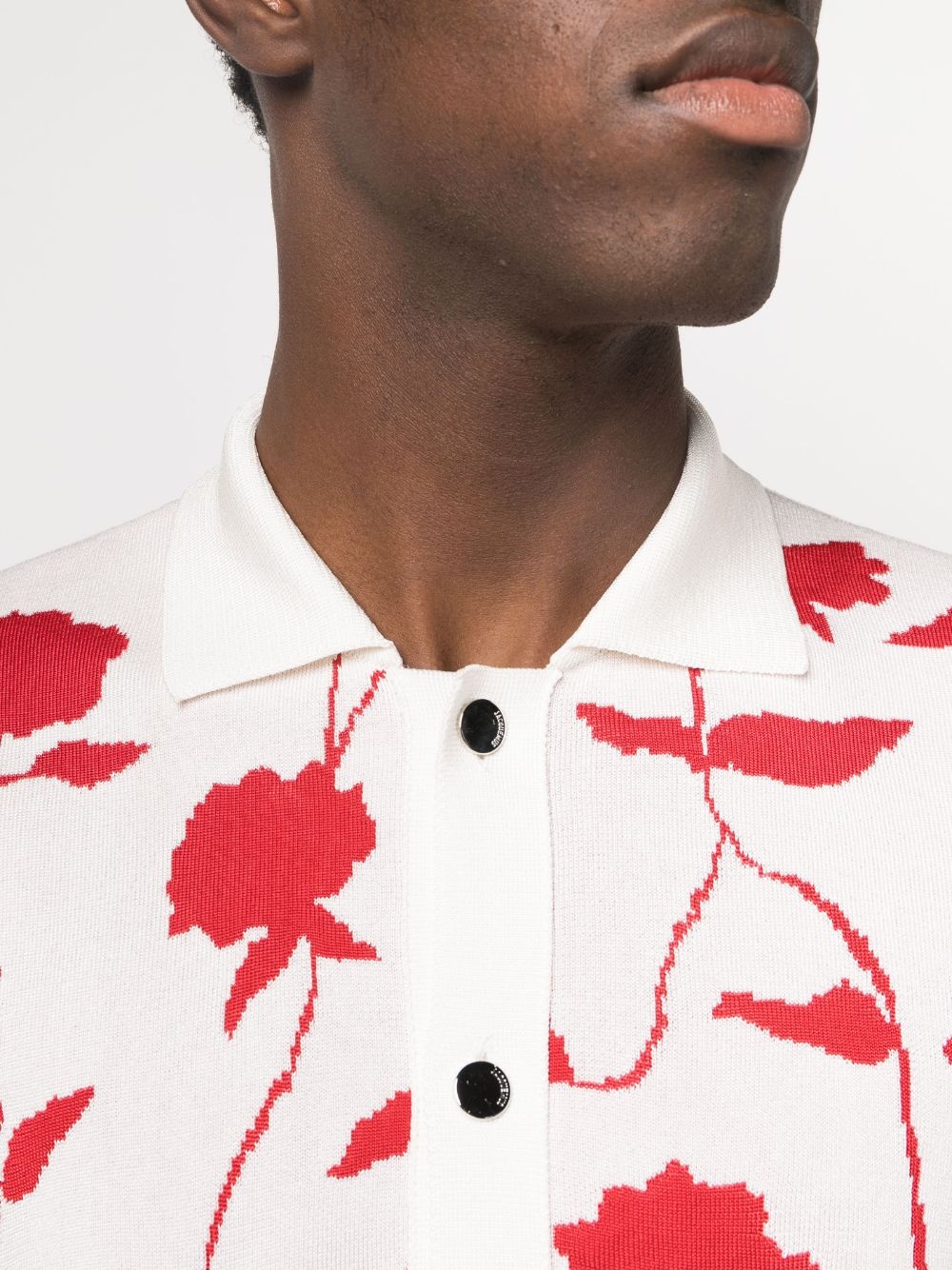La Chemise Maille rose-jacquard shirt - 5