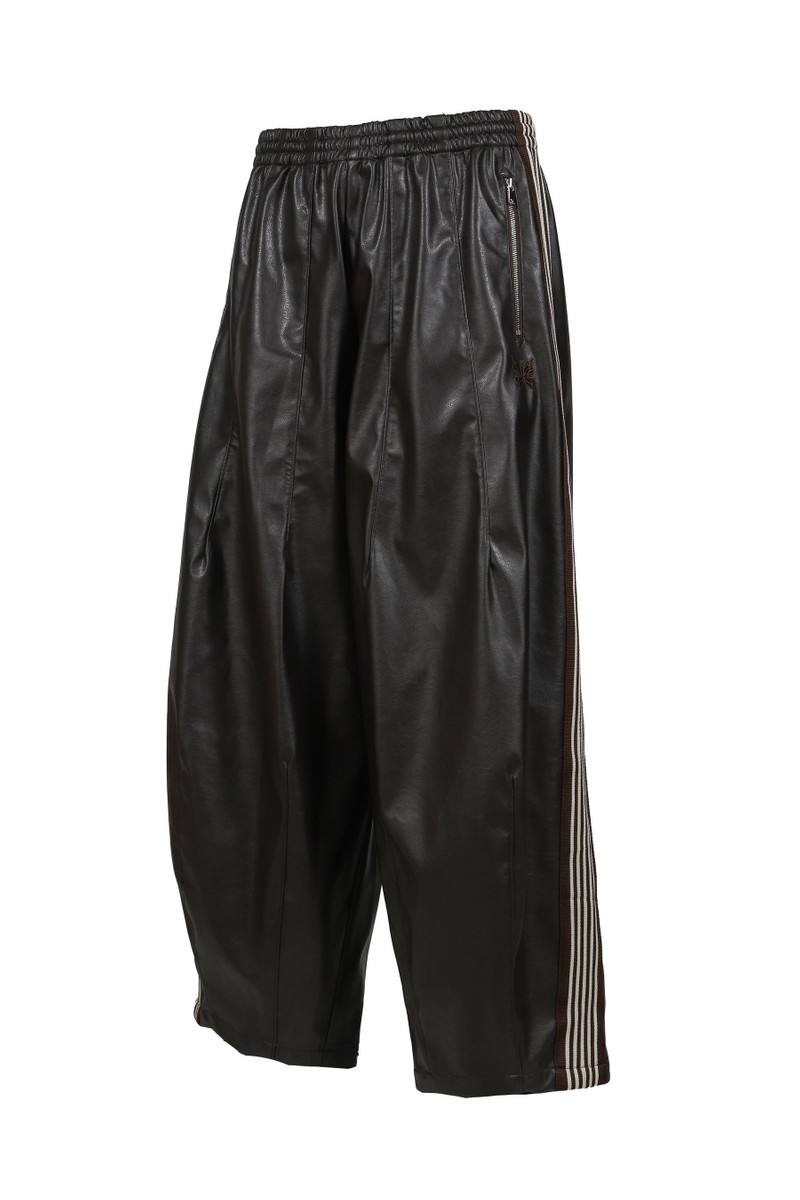 HD TRACK PANT - SYNTHETIC LEATHER (EXCLUSIVE) / DK. BRW 8