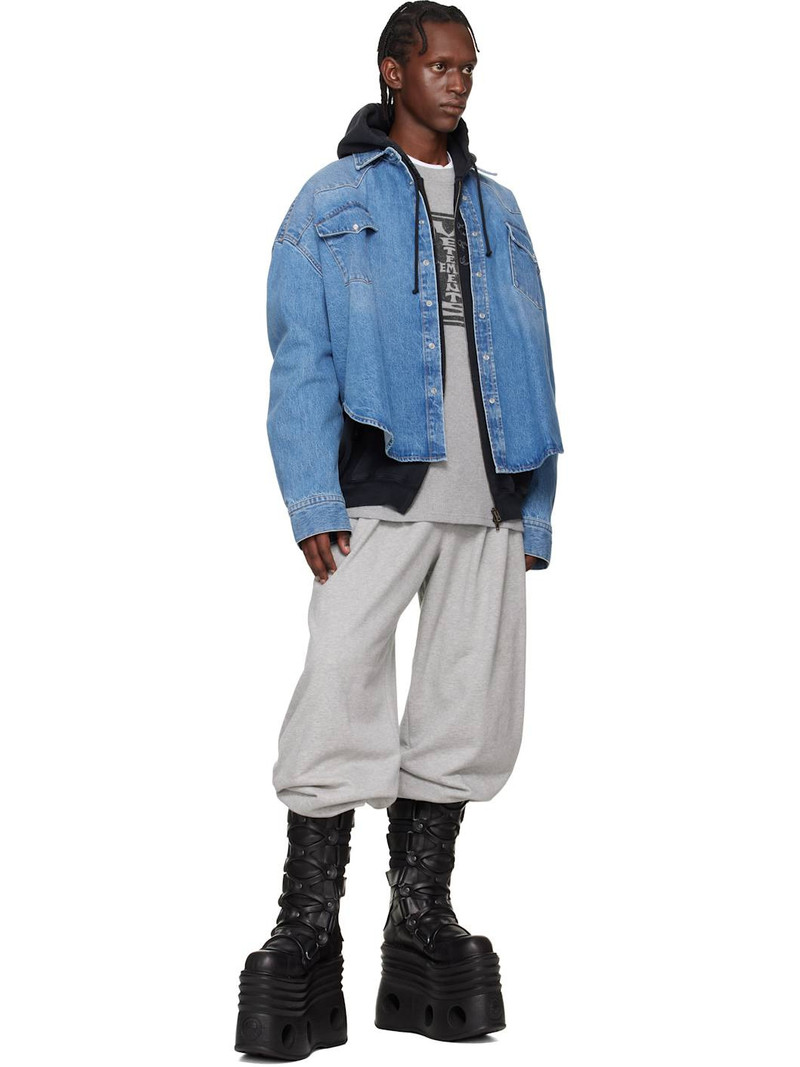 VETEMENTS Black New Rock Edition Platform Tower Boots outlook