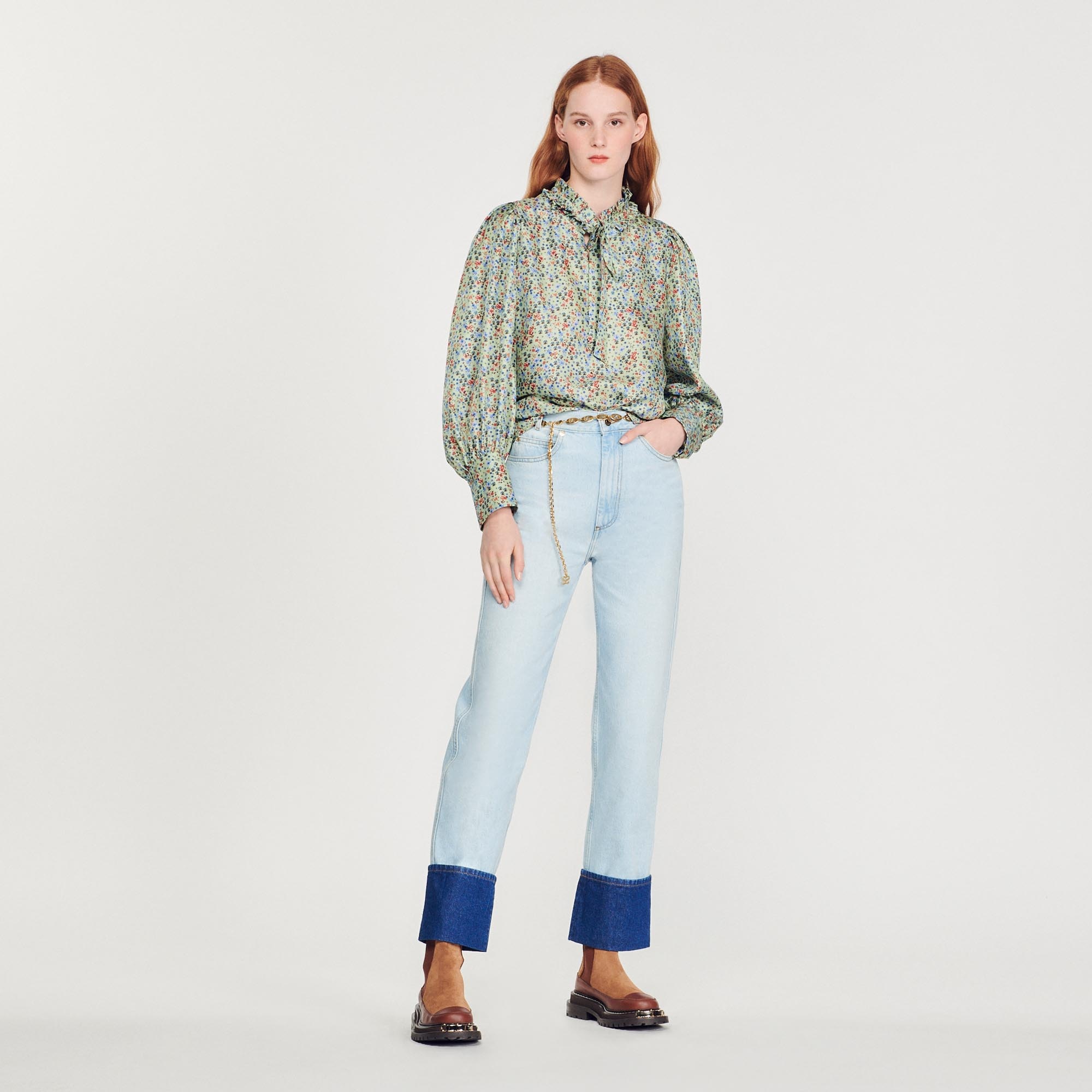 Flowing blouse with Liberty Flower print - 5