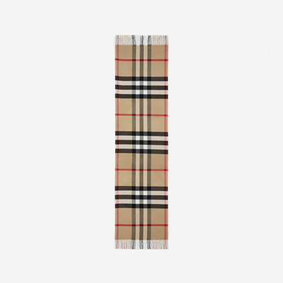 Burberry Check Cashmere Oversized Scarf outlook