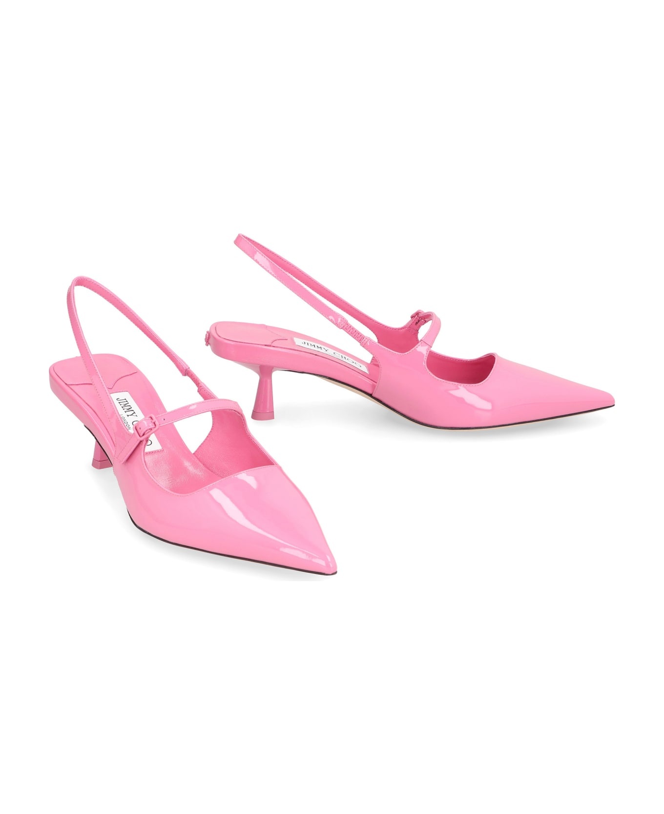 Didi Patent Leather Slingback Pumps - 3