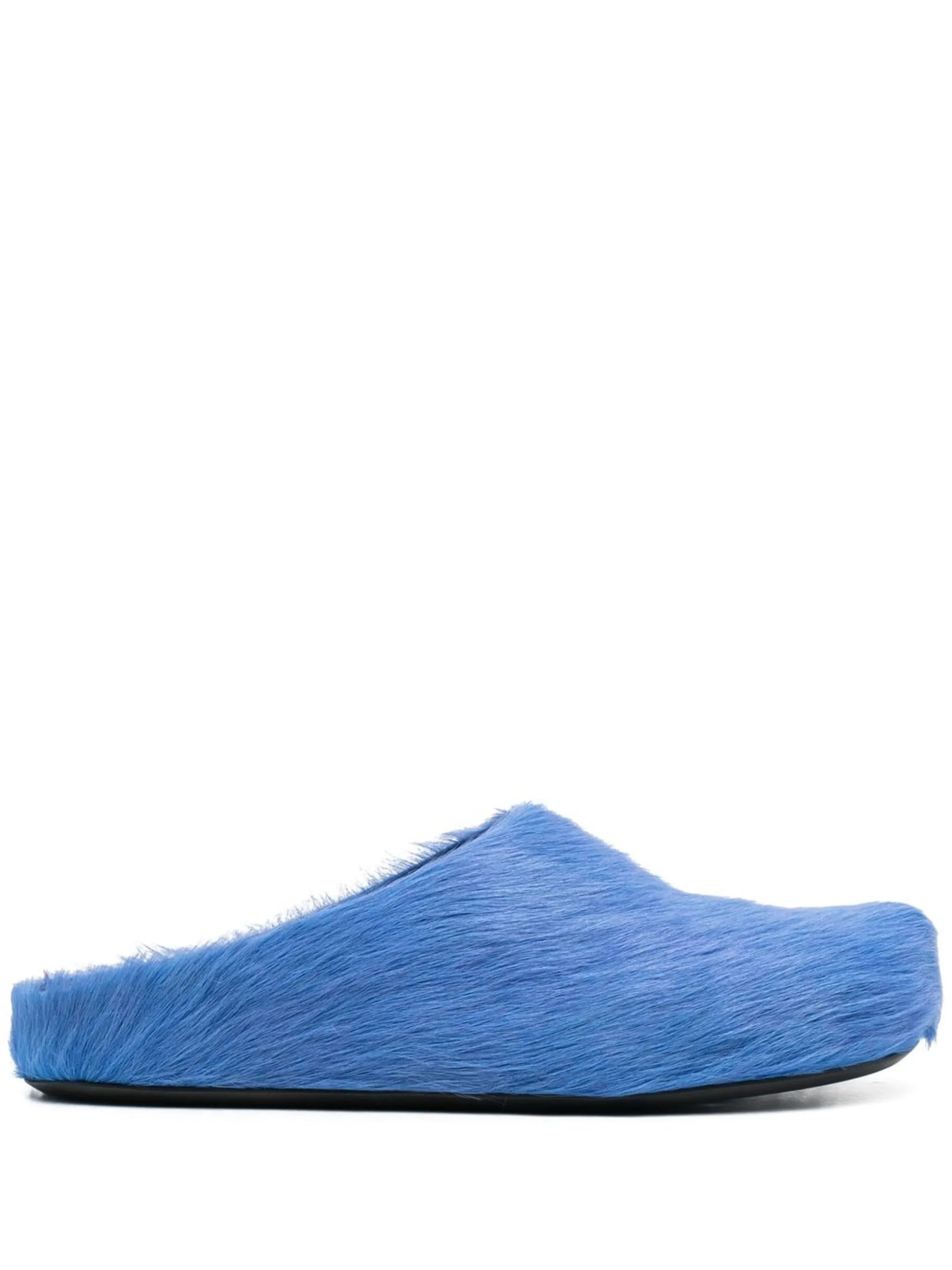 Fussbet Sabot Calf-hair Slippers - 1