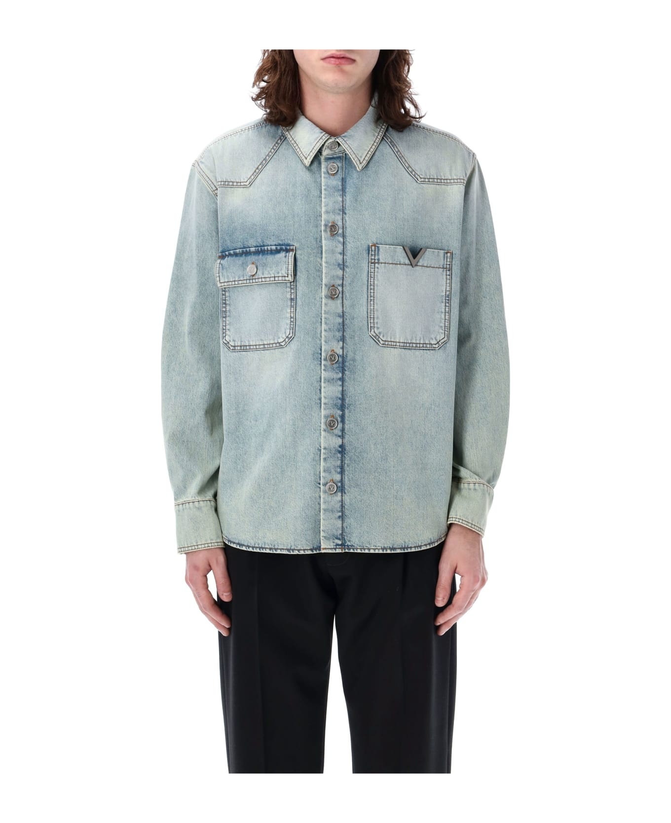 Denim Shirt Jacket - 1
