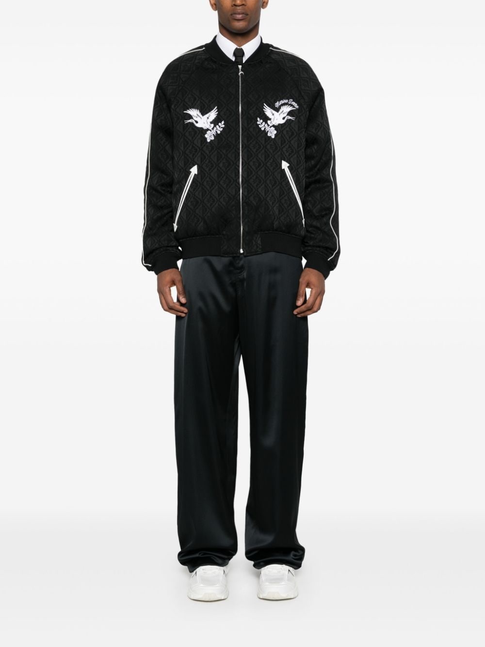 Moon Diamant jacquard bomber jacket - 2