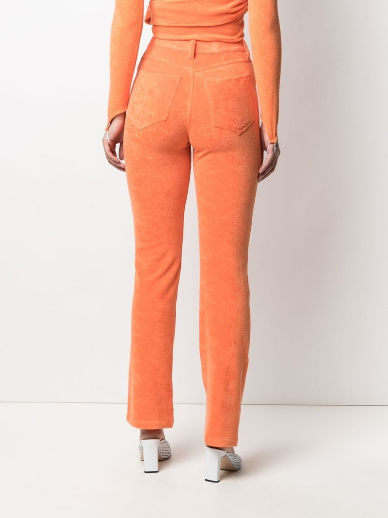 Mockumentary straight-leg trousers 4