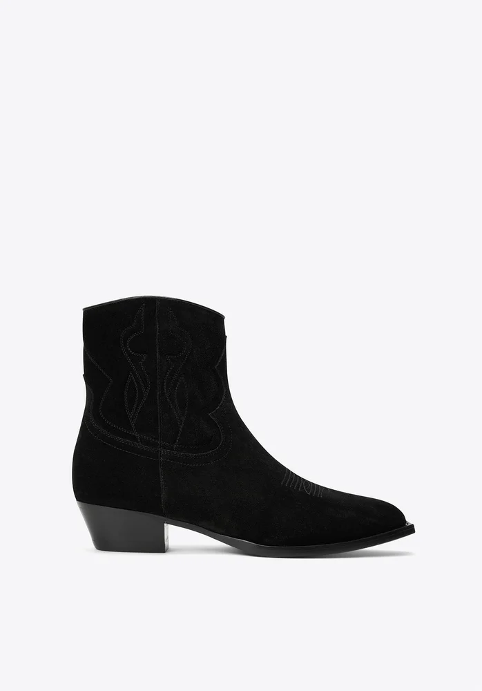 BOOT 01 BLACK SUEDE - 1