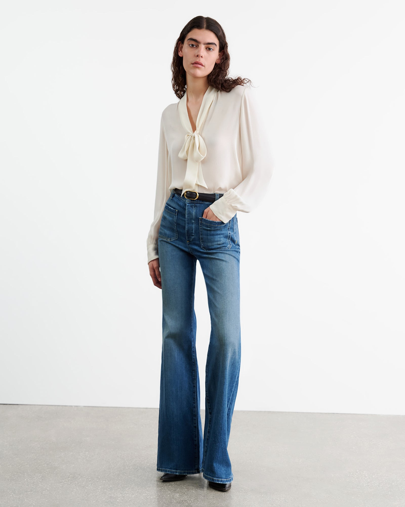 CARINA SILK BLOUSE - 5