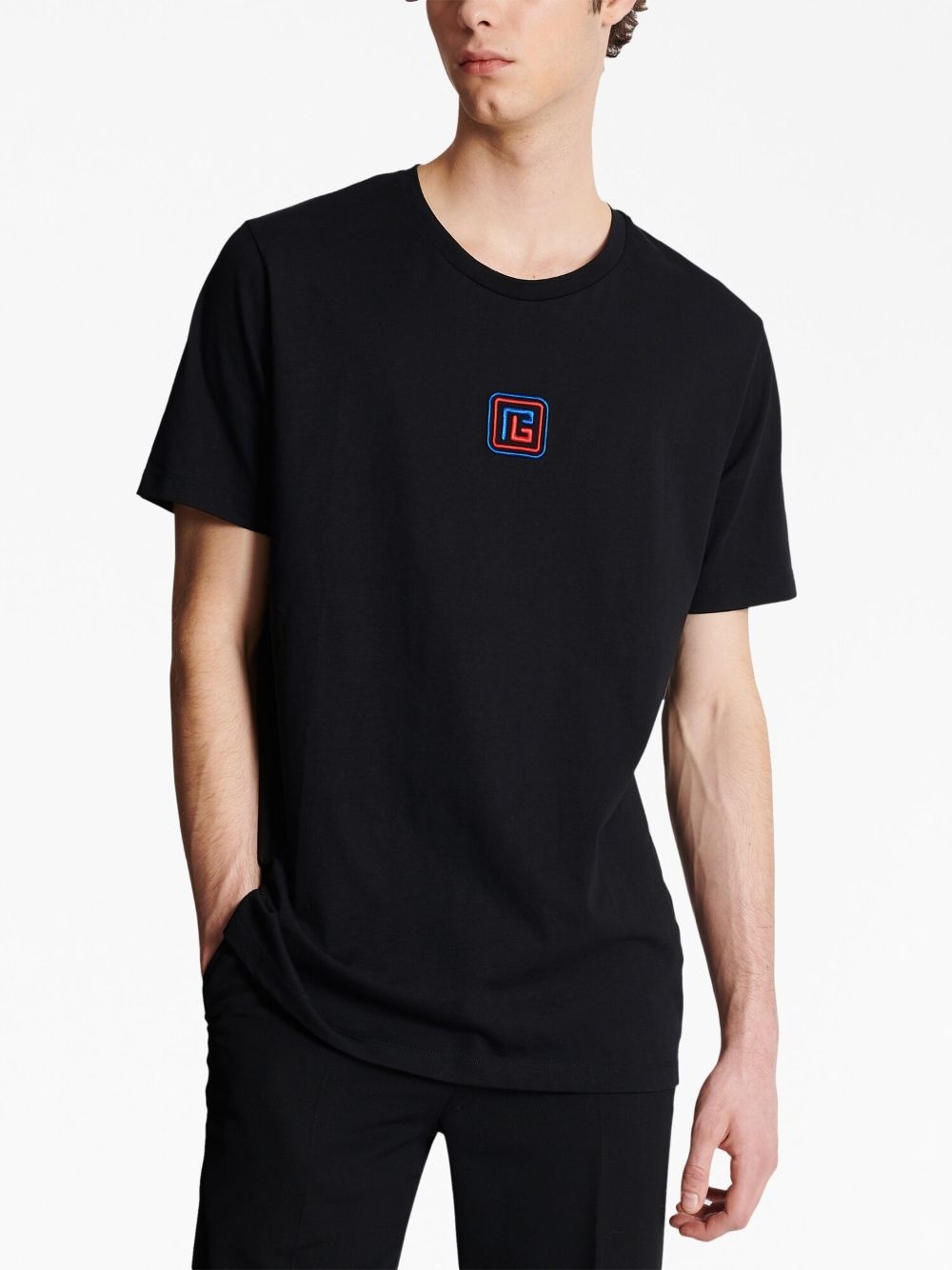 embroidered-logo short-sleeve T-shirt - 6