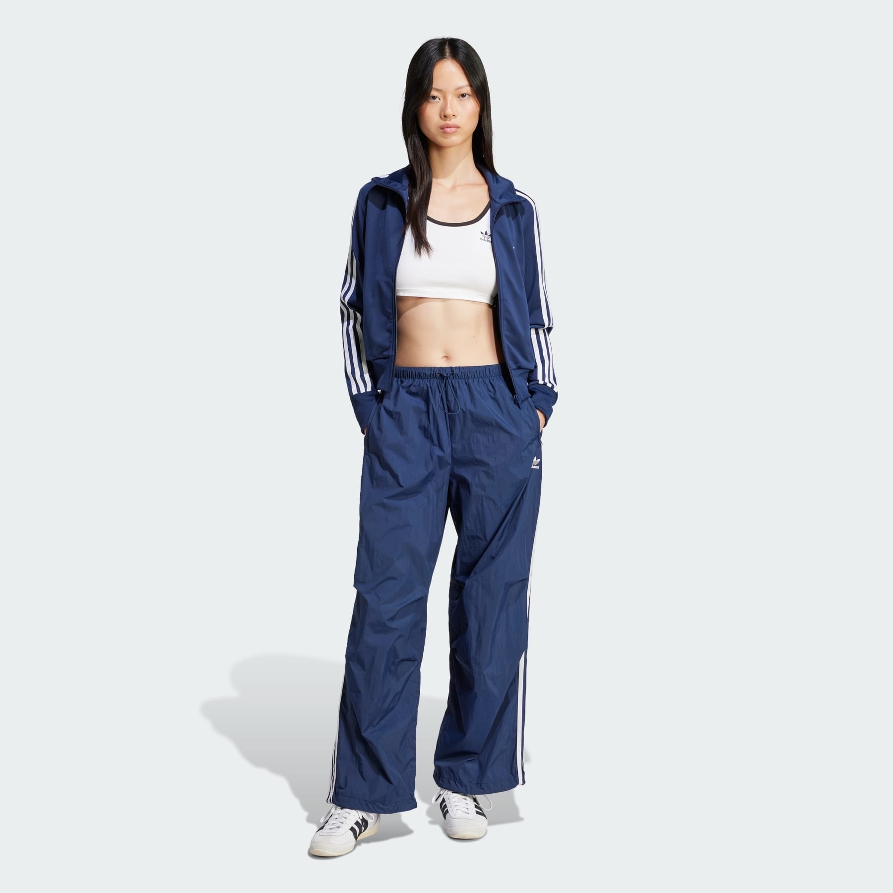 3-Stripes Woven Parachute Pants - 4