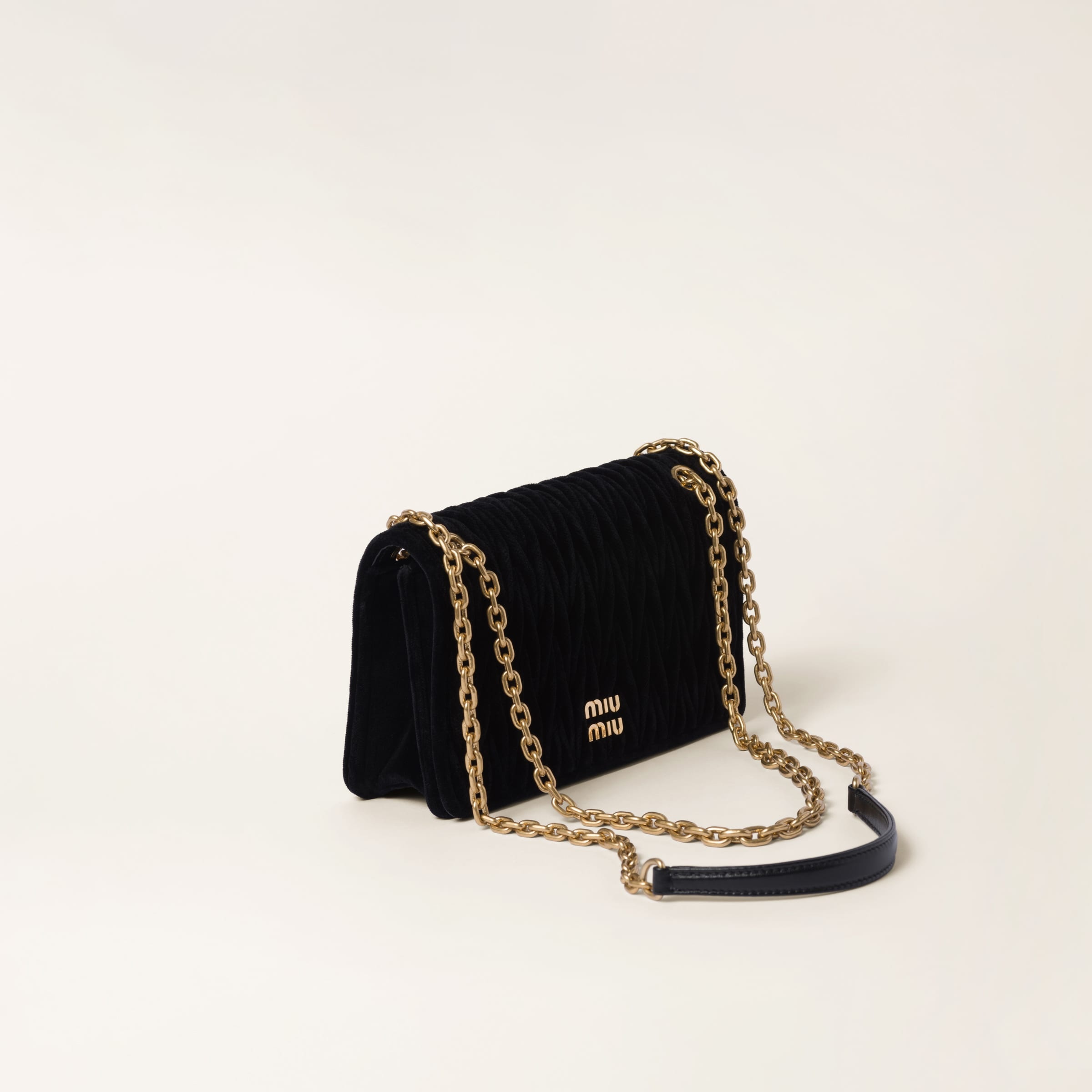 Matelassé velvet mini-bag - 2