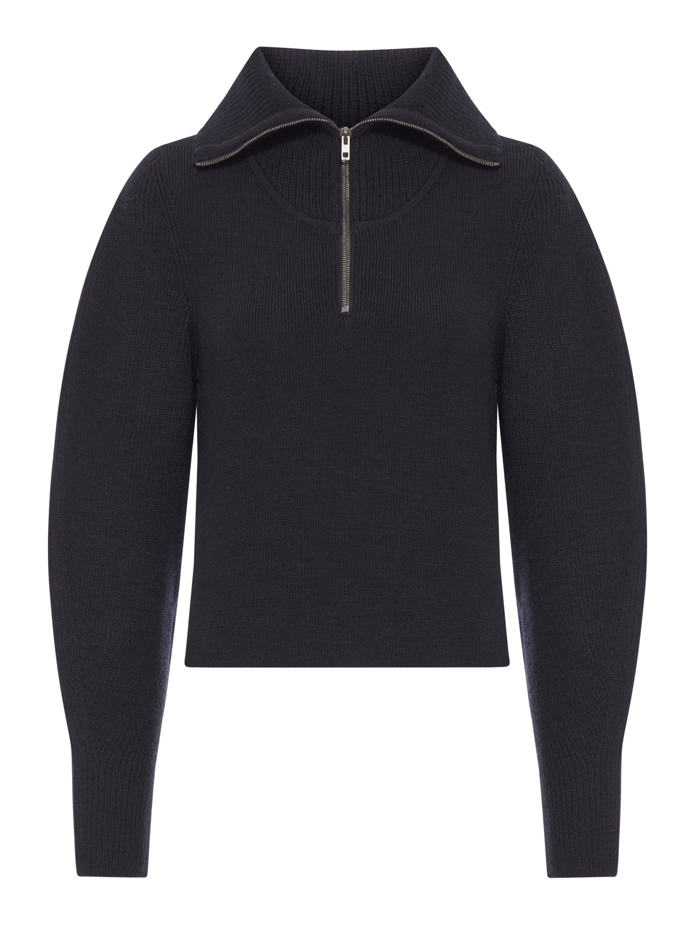 WOOL ZIP-UP SWEATER - 2
