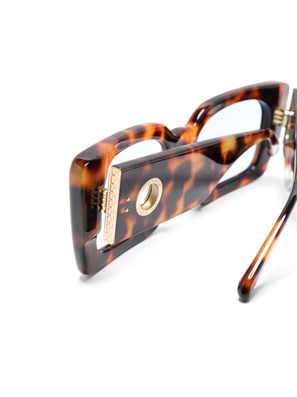 Nieve rectangle-frame tortoiseshell-effect sunglasses - 3