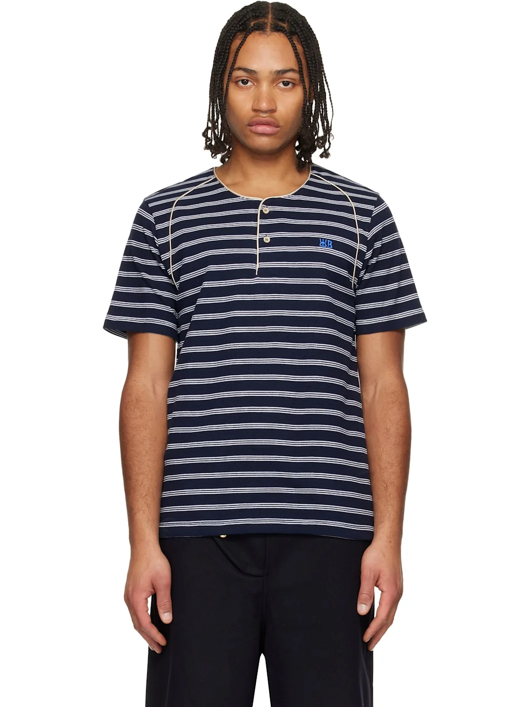 Navy 'The Isaiah' Henley - 1