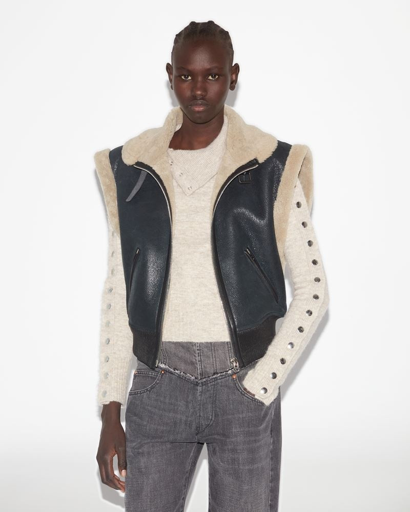 AVIEL SHEARLING COAT 4